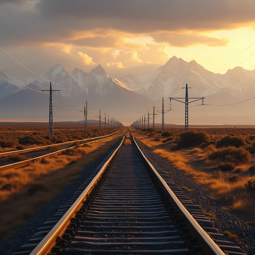 Estación de servicio EstacionesARG en una ruta patagónica